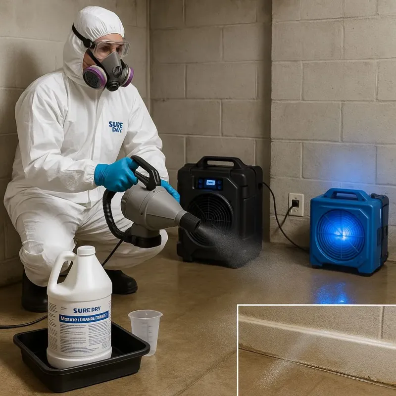 Sanitization and Odor Removal process in Brazoria, TX