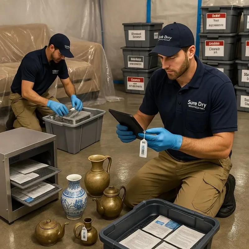 Content Protection and Restoration process in Brazoria, TX